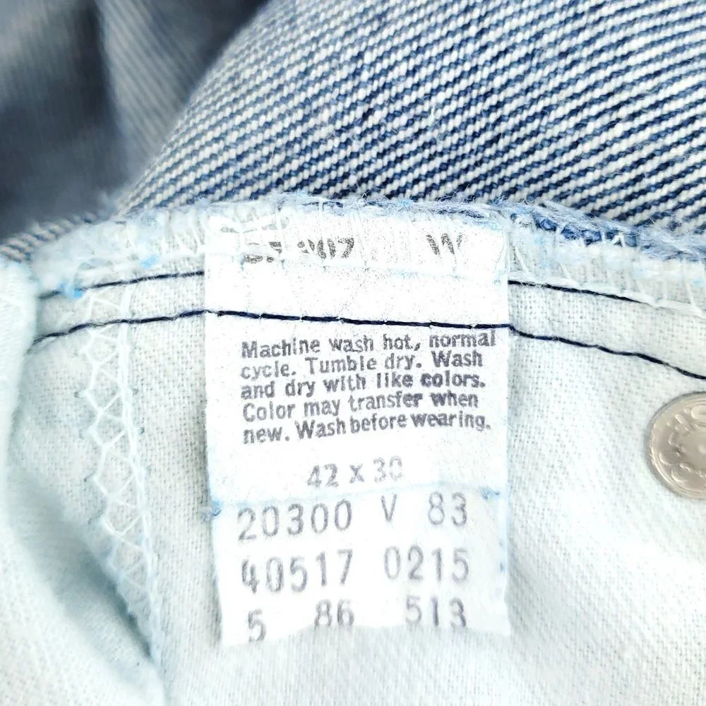 Levi's 517 Jeans Orange Tab Vintage USA Bootcut Denim Men's 